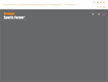 Tablet Screenshot of orangesportsforum.com